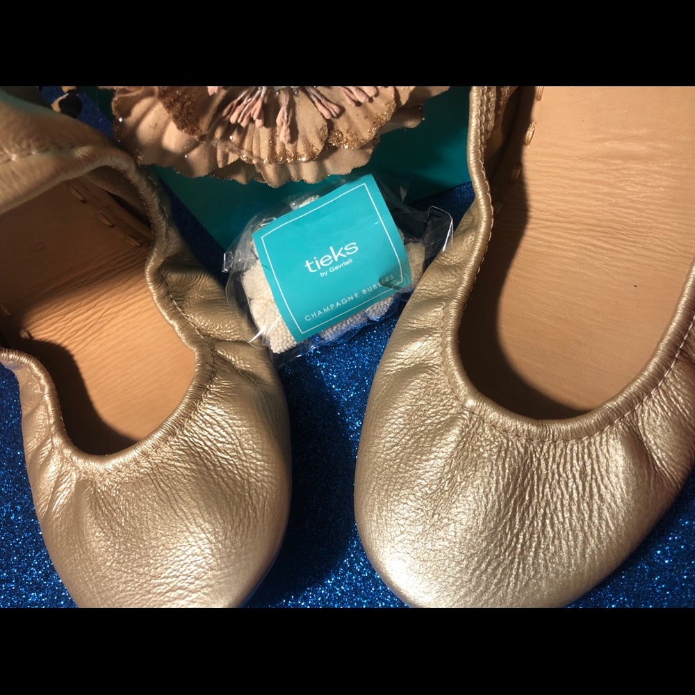 Champagne Gold Tieks Size 9